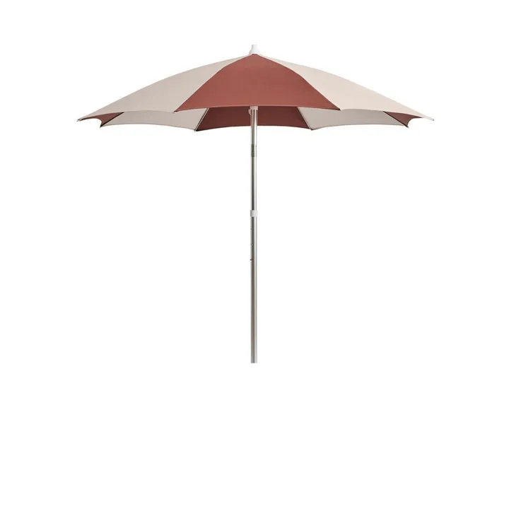 Terrazza Octagon parasoll - Off-white-burgundy - HAY