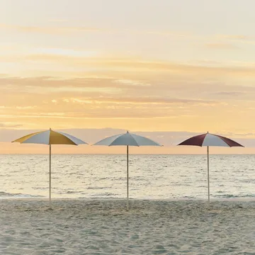 Terrazza Octagon parasoll - Off-white -grey - HAY