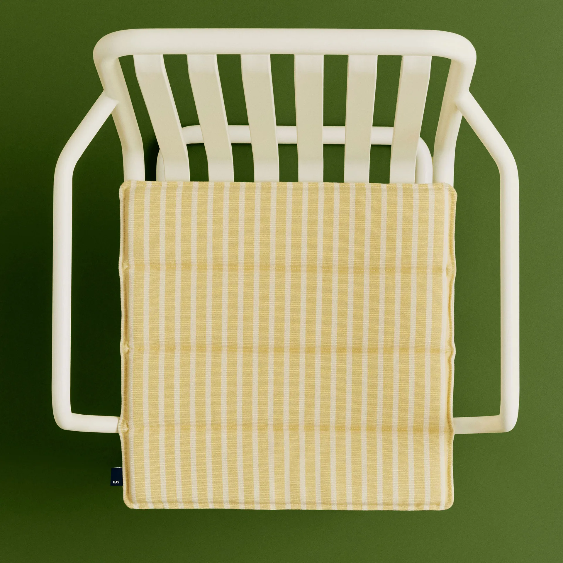 Terrazza sittepute, Yellow bold stripe, 40x40 cm HAY