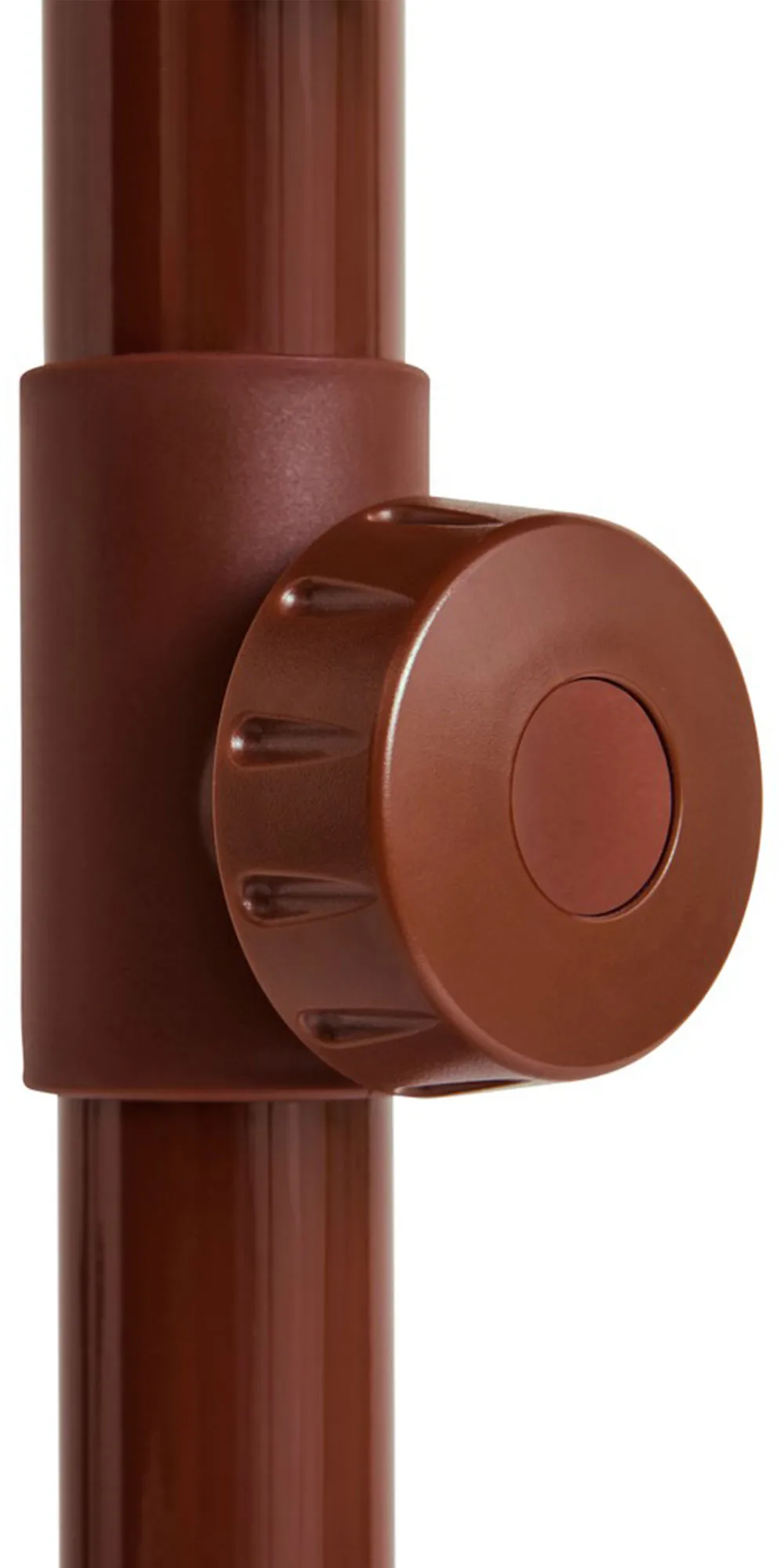 Terrazza Square parasoll, Off white-burgundy HAY