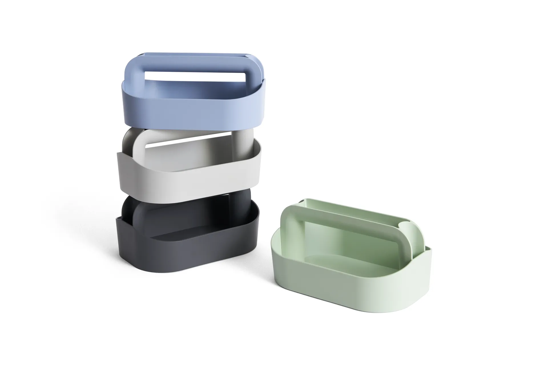 Tool Box recycled oppbevaringsboks 21x30 cm, Charcoal HAY