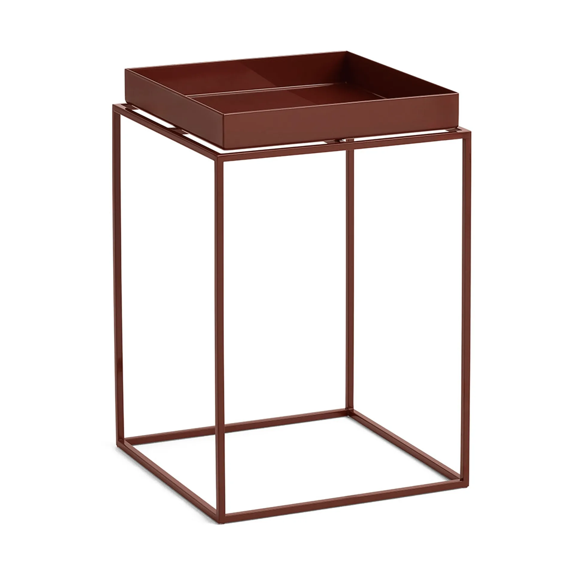 Tray Table medium brettbord, Chocolate, 30x30x44 cm HAY
