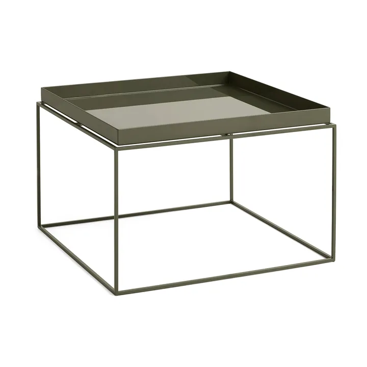 Tray Table medium brettbord - Olive green, 60x60x39 cm - HAY