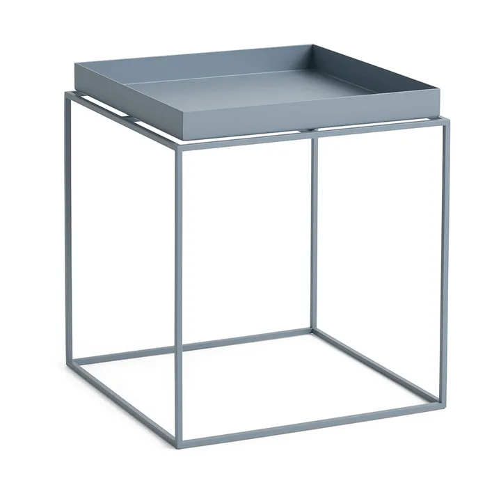Tray Table medium brettbord - Pigeon blue, 40x40x44 cm - HAY