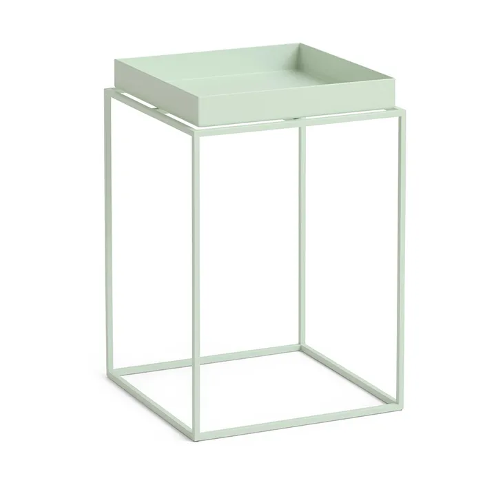 Tray Table medium brettbord - Soft mint, 30x30x44 cm - HAY