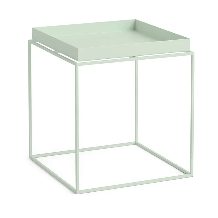 Tray Table medium brettbord - Soft mint, 40x40x44 cm - HAY