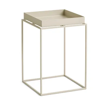 Tray Table medium brettbord - Warm beige, 30x30x44 cm - HAY