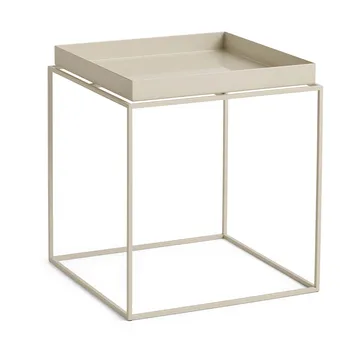Tray Table medium brettbord - Warm beige, 40x40x44 cm - HAY