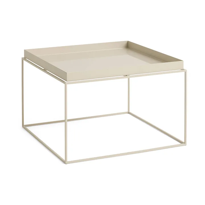 Tray Table medium brettbord - Warm beige, 60x60x39 cm - HAY