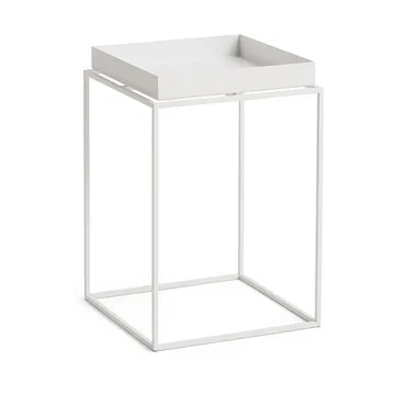Tray Table medium brettbord - White, 30x30x44 cm - HAY