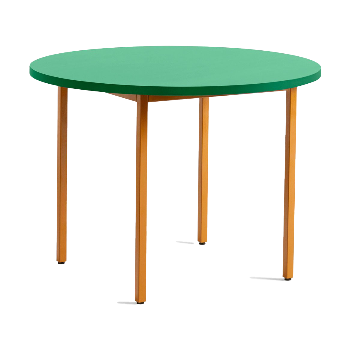 Bilde av HAY Two-Colour spisebord Ø105 cm Ochre-green mint