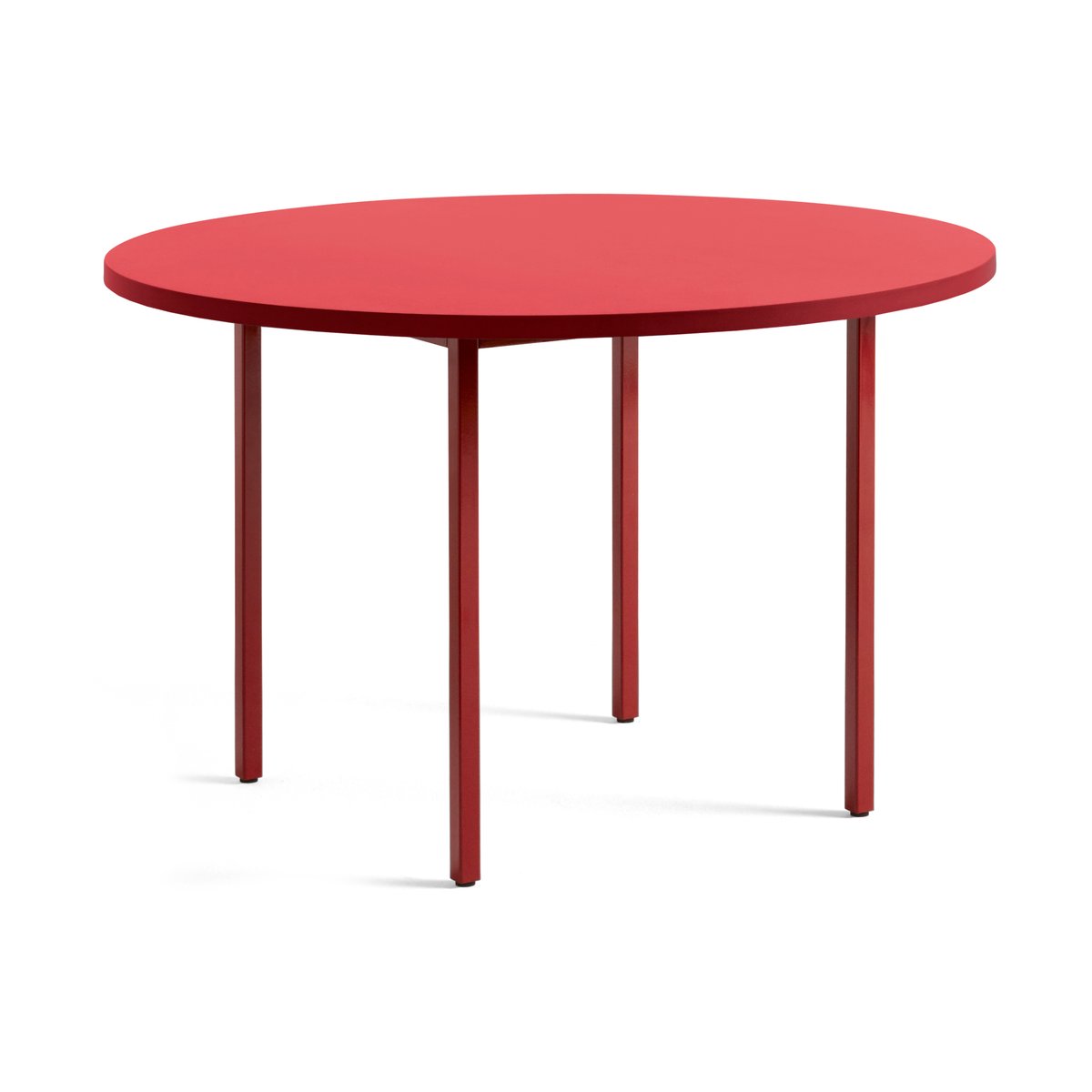 Bilde av HAY Two-Colour spisebord Ø120 cm Maroon red-red