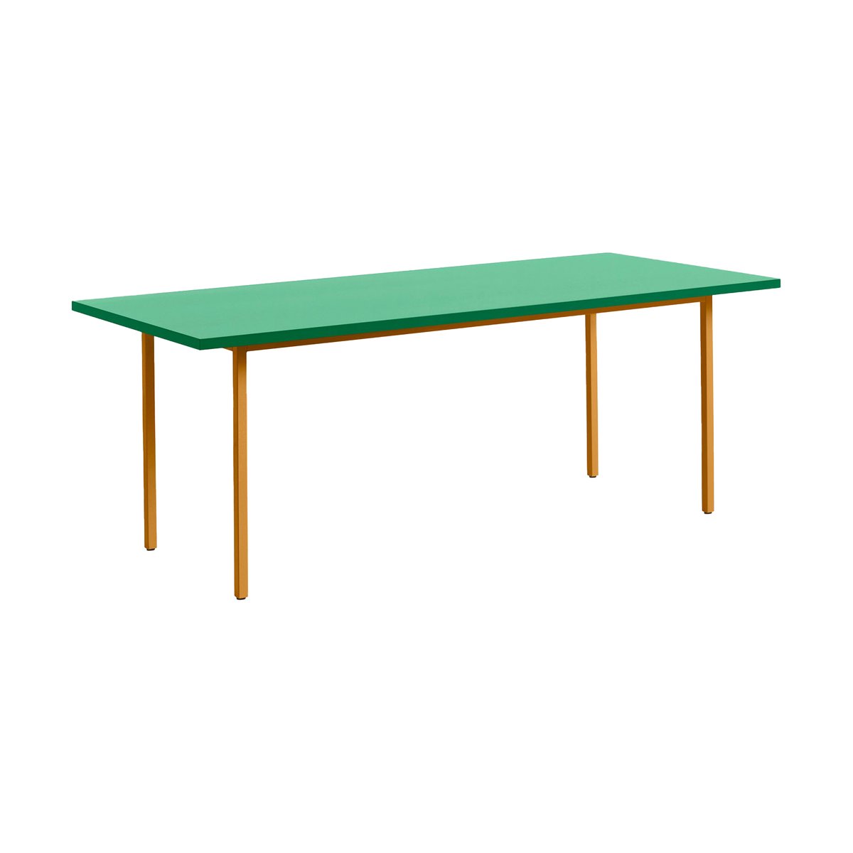 Bilde av HAY Two-Colour spisebord 90x200 cm Ochre-green mint