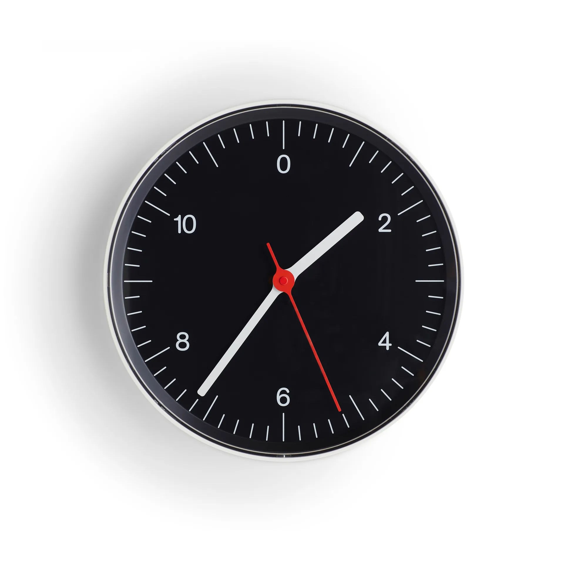 Wall Clock veggklokke Ø 26,5 cm, Black HAY