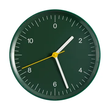 Wall Clock veggklokke Ø 26,5 cm - Green - HAY