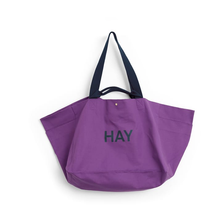 Weekend Bag Organic veske L - Purple - HAY