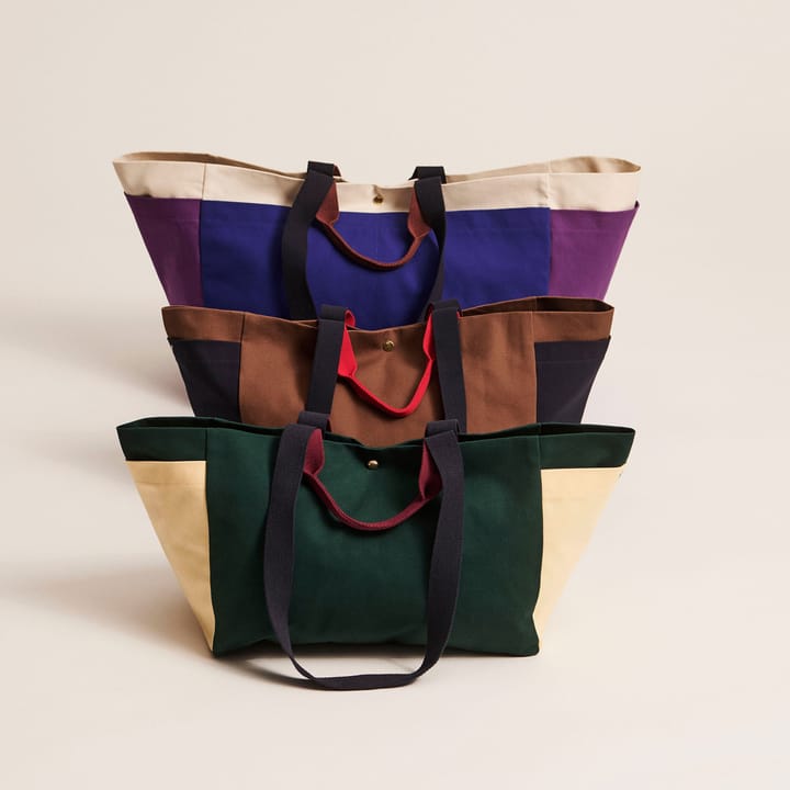 Weekend Bag Organic veske S, Electric blue multi HAY