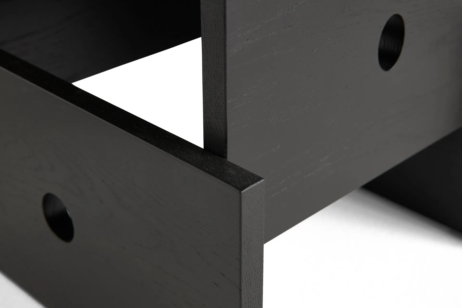 Wood Box sofabord, Svartlakkert eik HAY