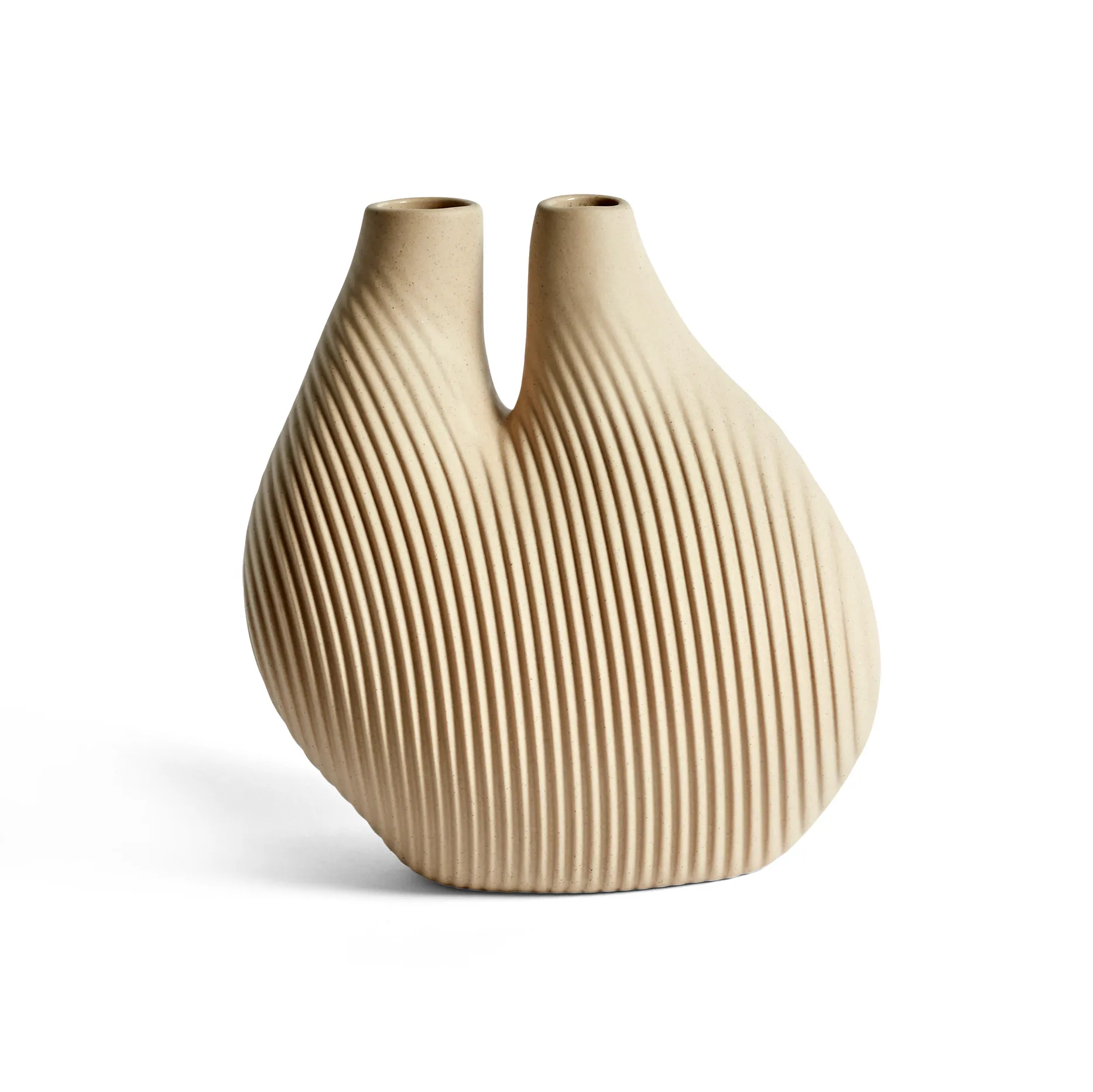 W&S Chamber vase, Light beige HAY