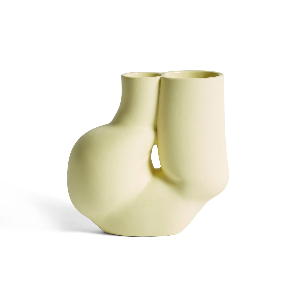 HAY W&S Chubby vase Soft yellow