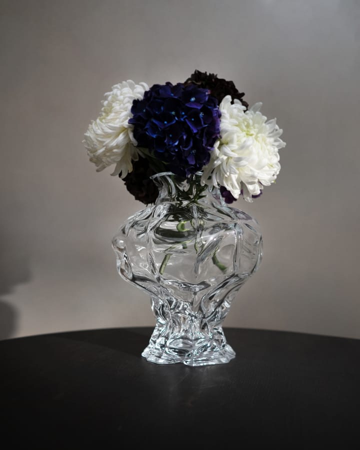 Ammonitt vase 30 cm - Clear - Hein Studio