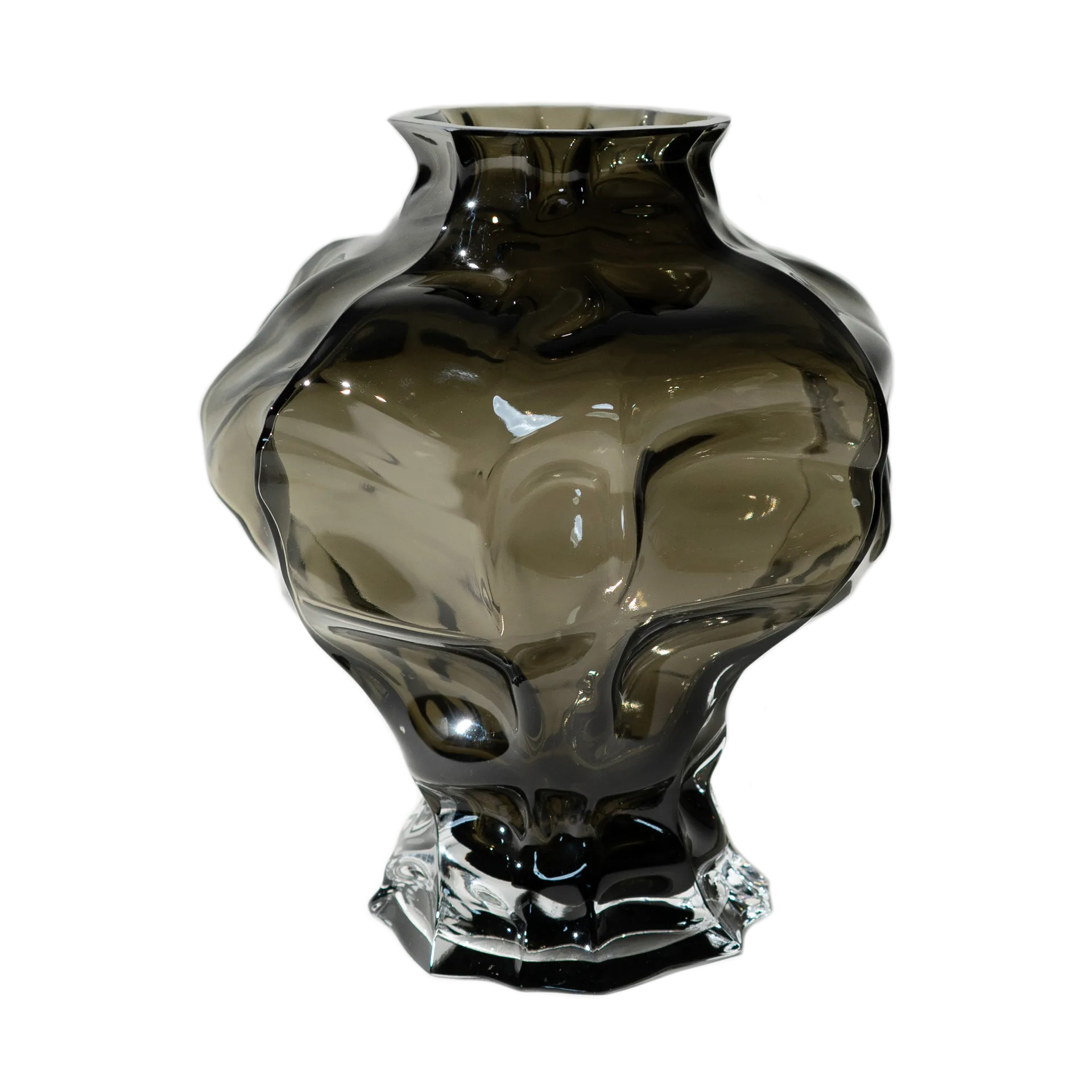 Ammonitt vase 30 cm, New Smoke Hein Studio