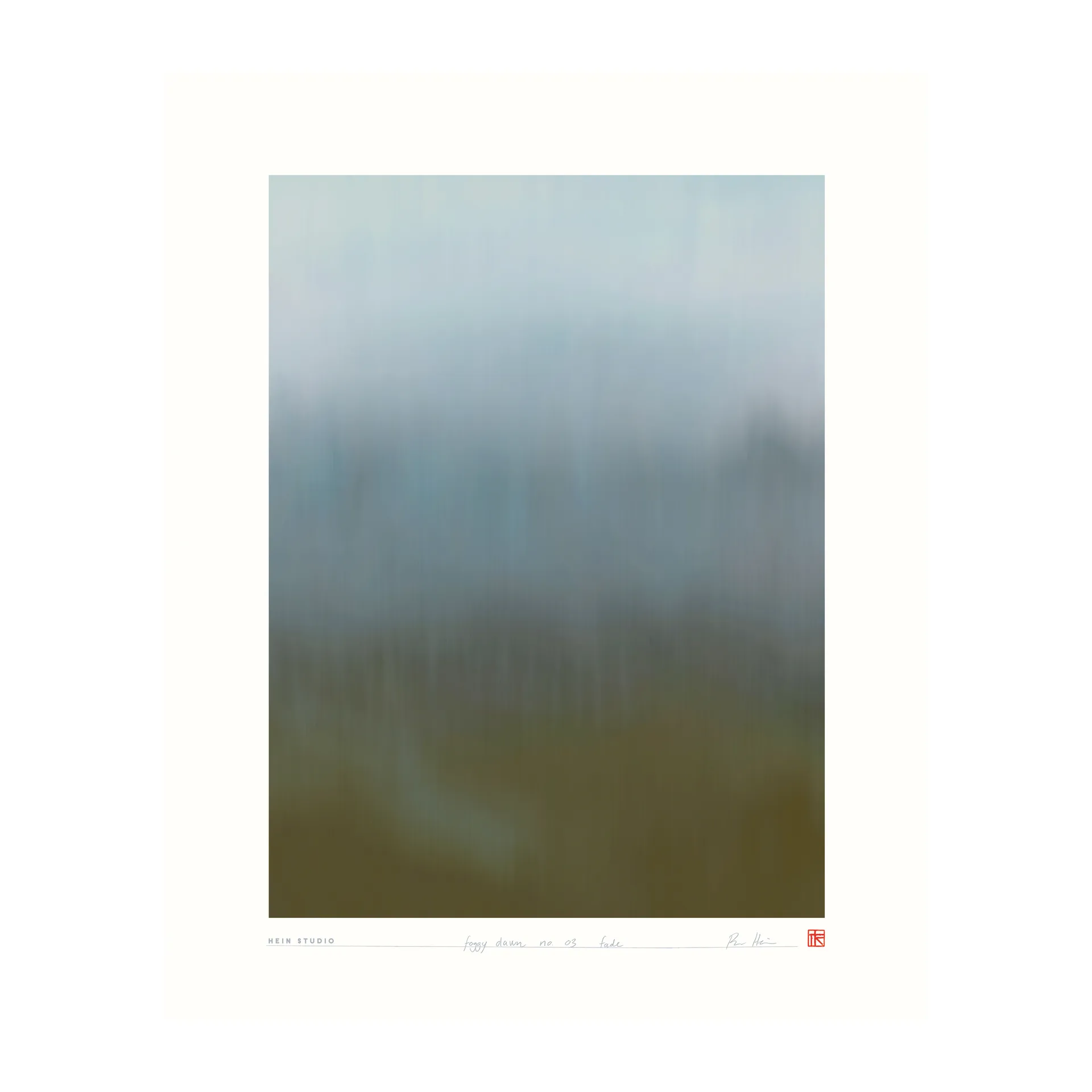 Foggy Dawn plakat 40 x 50 cm, No. 03 Hein Studio