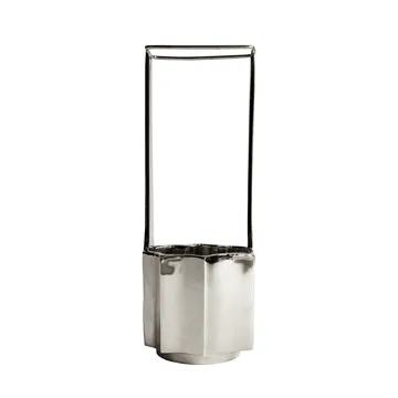 Ikebana vase 30 cm - Nikkel - Hein Studio