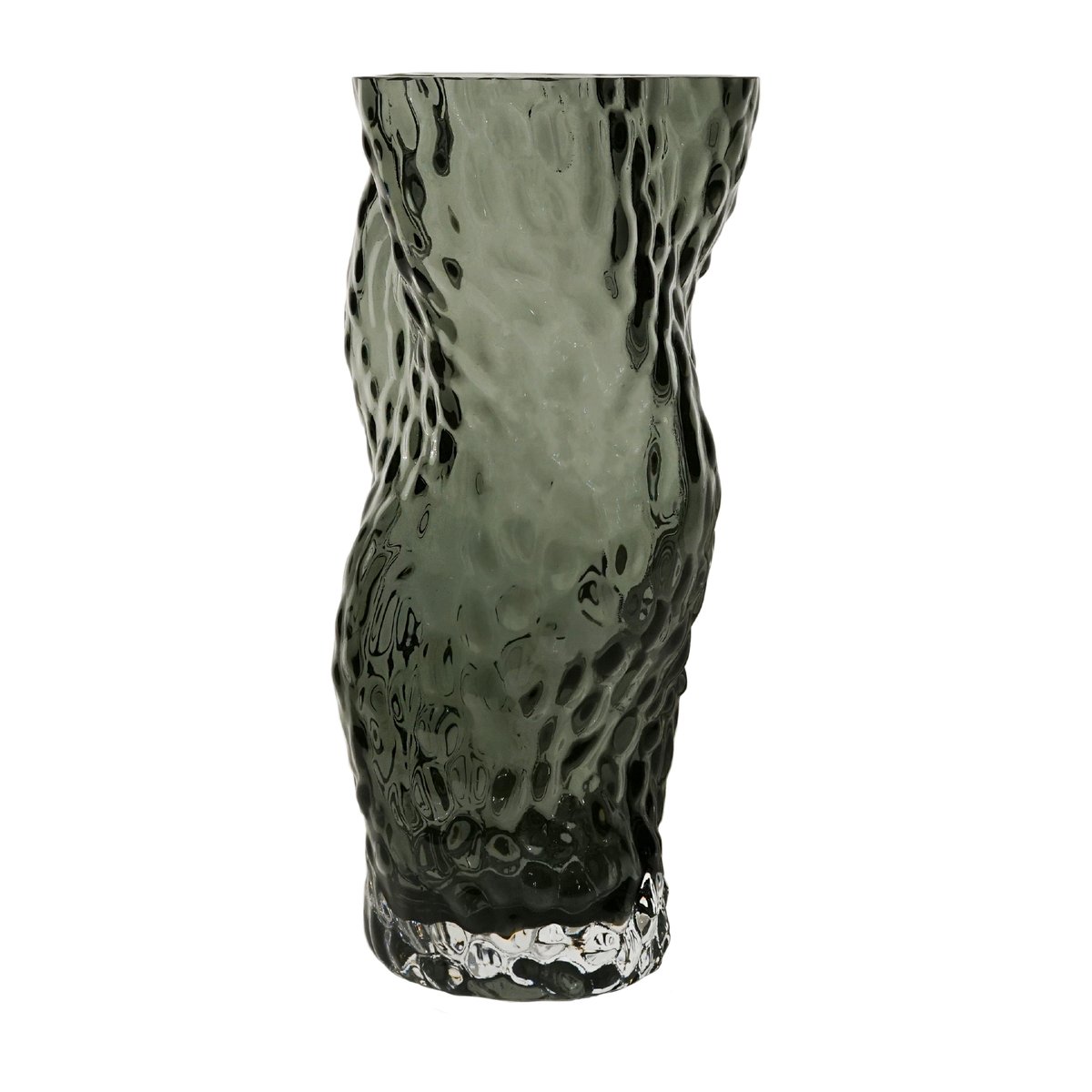 Bilde av Hein Studio Ostrea Rock vase glass 30 cm Midnight blue