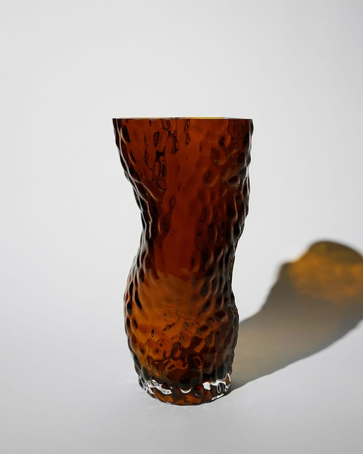 Ostrea Rock vase glass 30 cm - Rust - Hein Studio