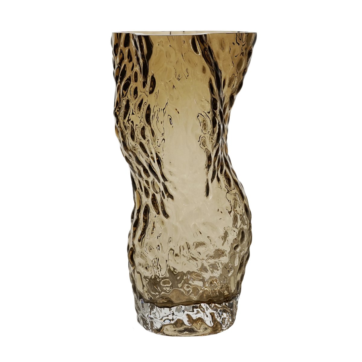 Bilde av Hein Studio Ostrea Rock vase glass 30 cm Smoke