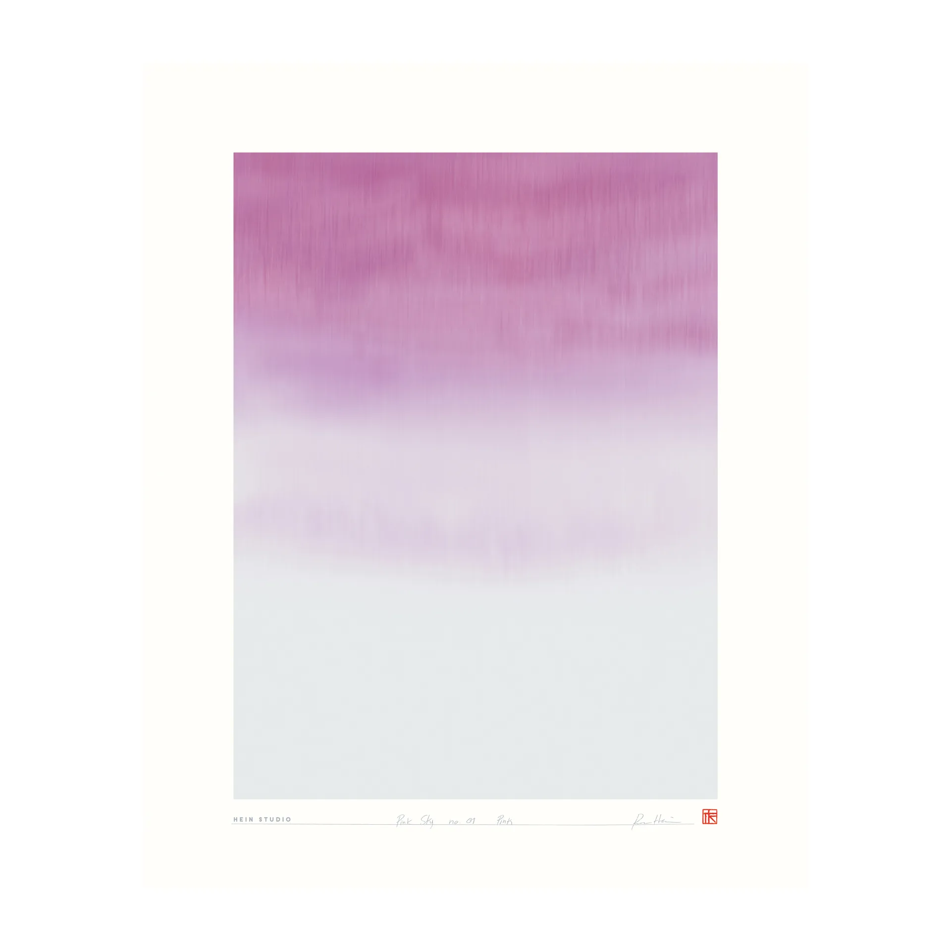 Pink Sky plakat 40 x 50 cm, No. 01 Hein Studio