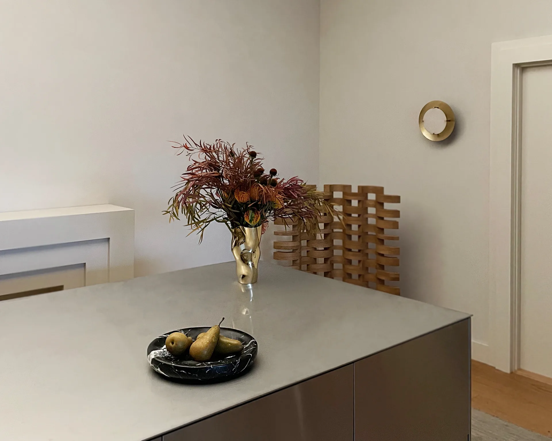 Ripple skål Ø 30 cm, Black marble Hein Studio