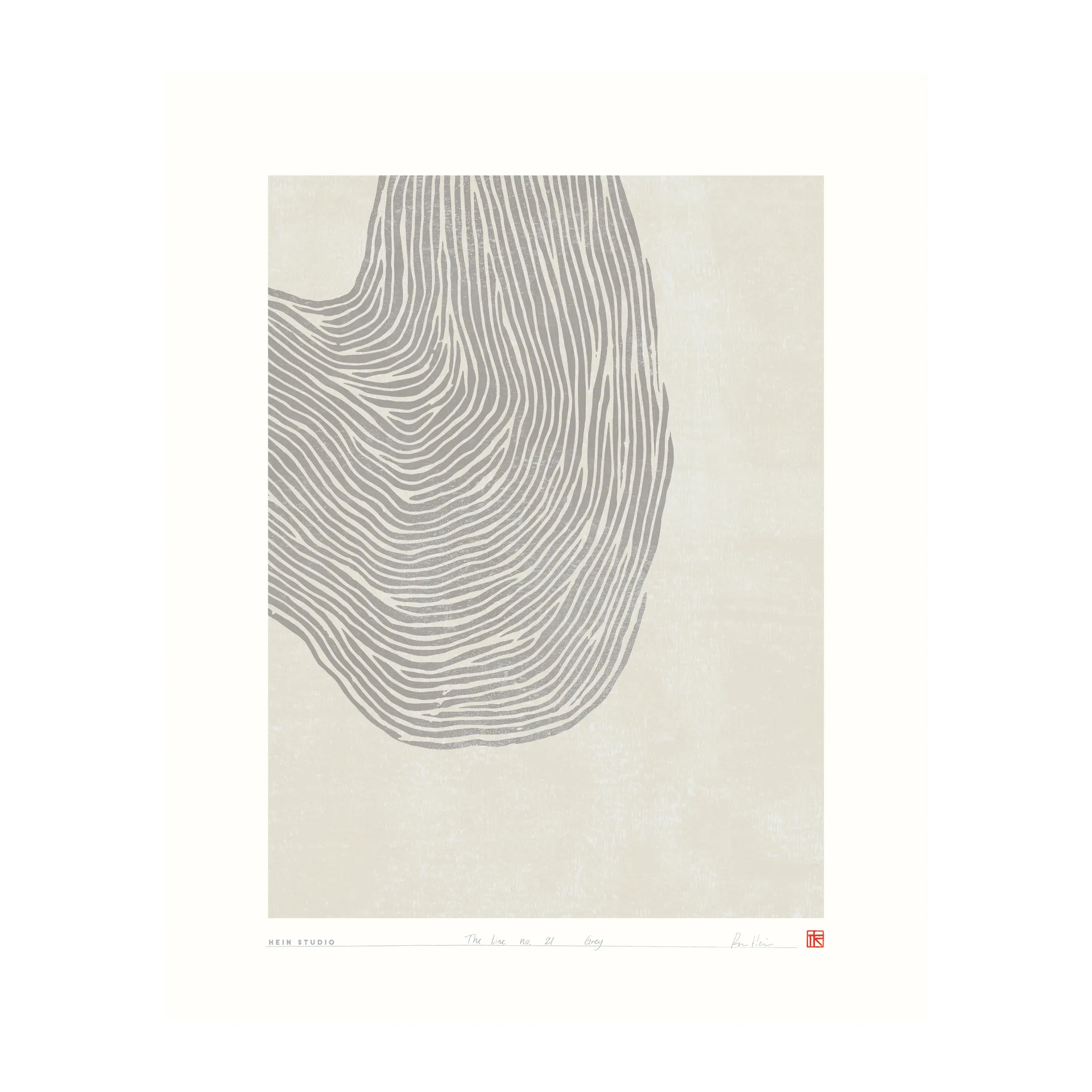 The Line plakat 40 x 50 cm, No. 21 Hein Studio