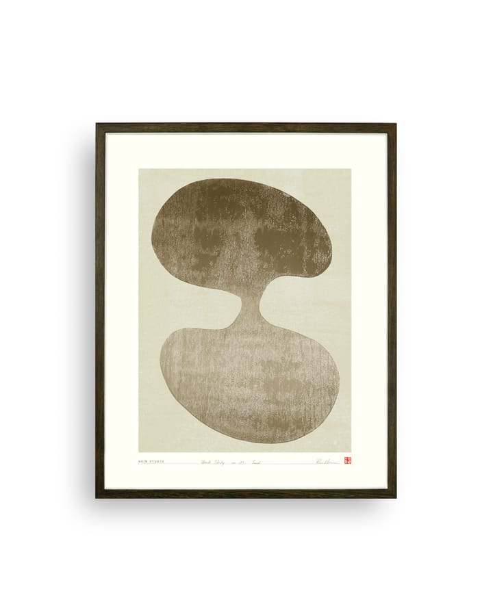 Wood Study plakat 40 x 50 cm, No. 01 Hein Studio