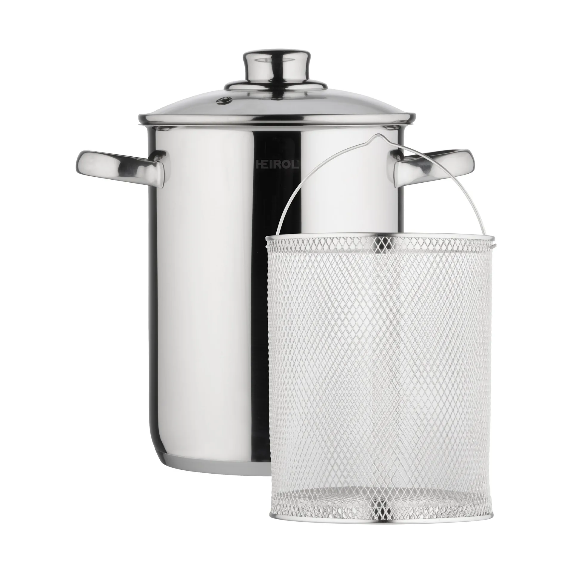 Heirol Steely aspargesgryte med innsats, 4 liter Heirol