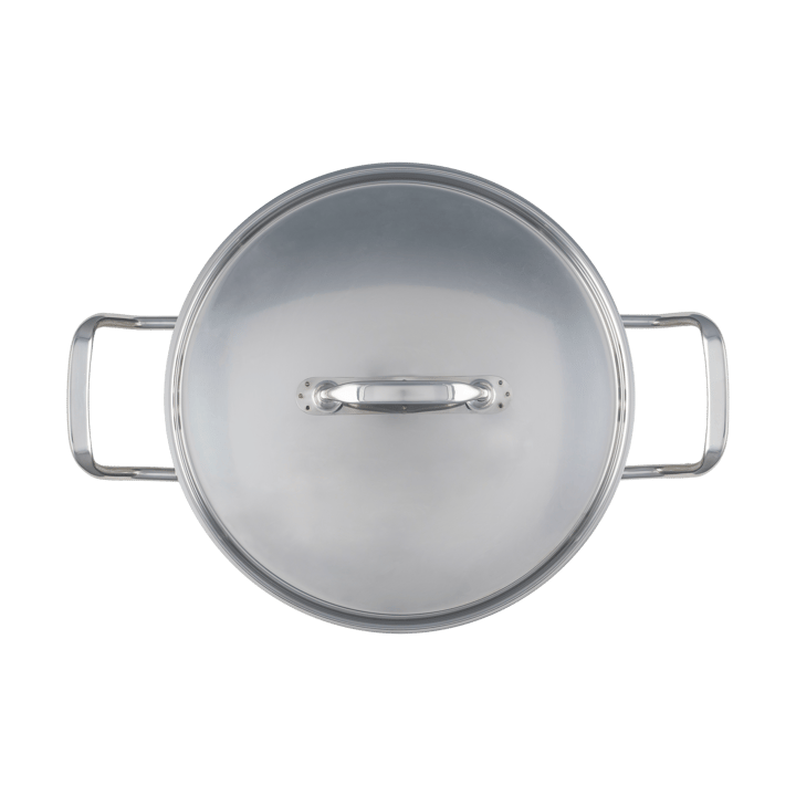 Heirol Steely Classic Triply gryte med lokk 5,5 liter, Rustfritt stål Heirol