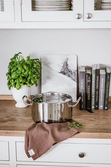 Heirol Steely Classic Triply gryte med lokk 5,5 liter - Rustfritt stål - Heirol