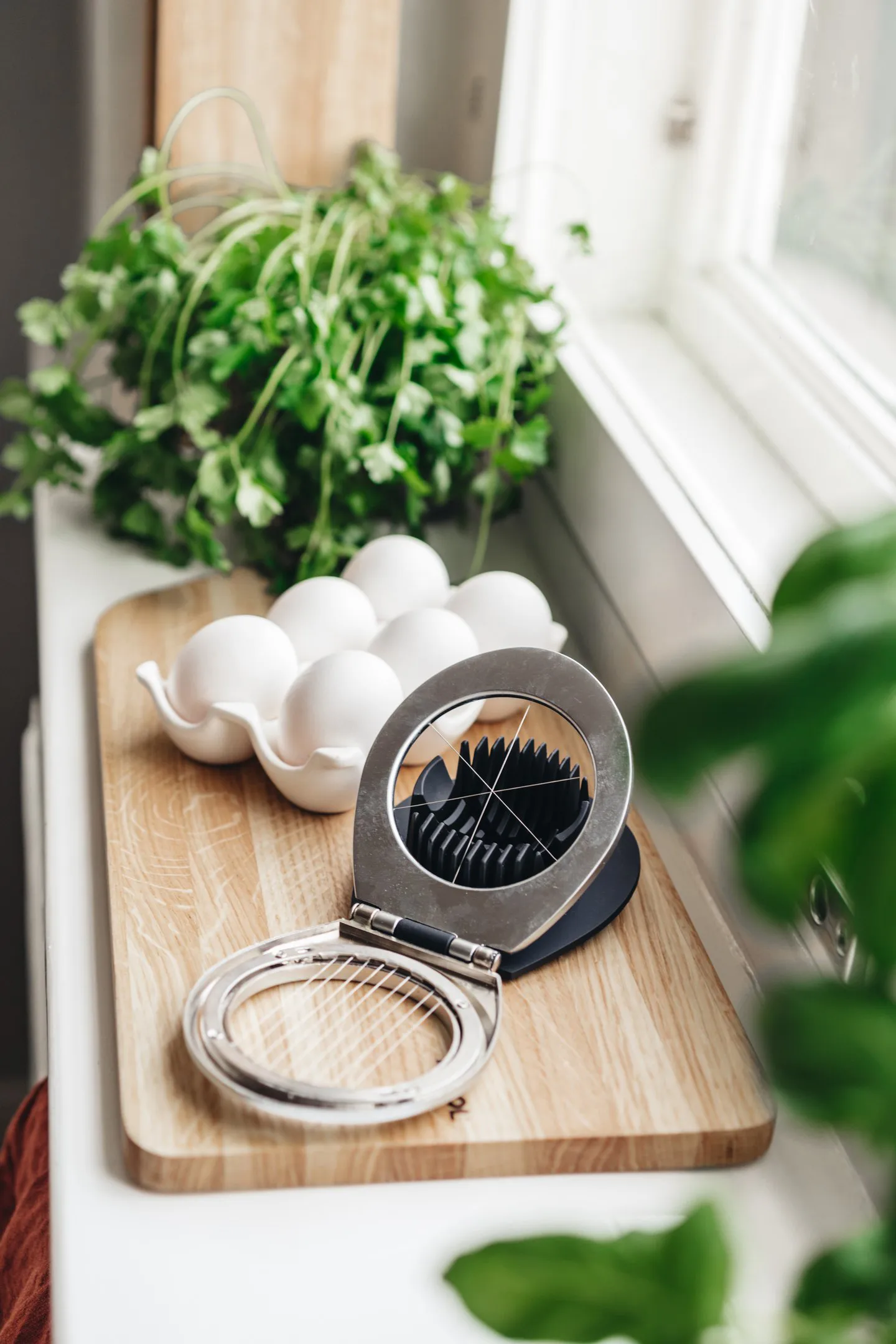 Heirol Steely eggedeler, Rustfritt stål Heirol