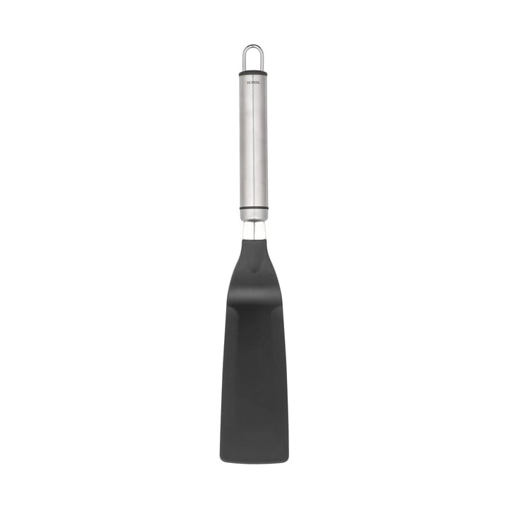 Heirol Steely nylonspatula - Svart-rustfritt stål - Heirol