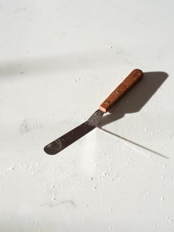 Palettkniv med vinklet trehåndtak - Rosentre-rustfritt stål - Heirol