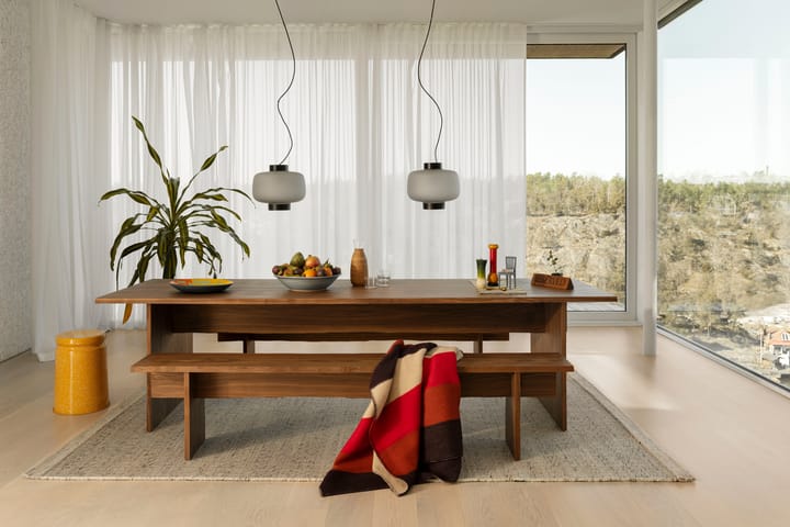 Bookmatch spisebord 220 cm, Valnøtt Hem