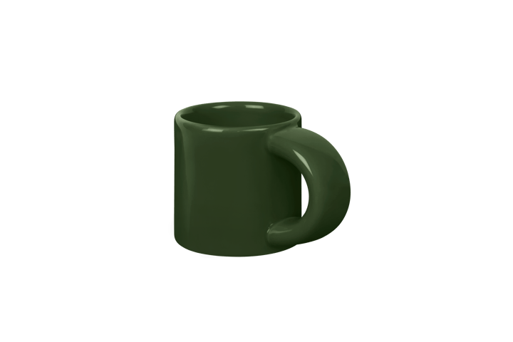 Bronto espressokopp 10 cl 4-pakning, Green Hem