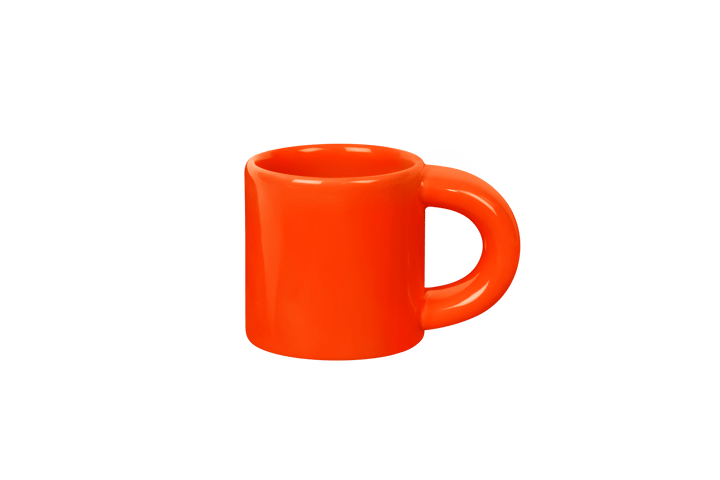 Bronto espressokopp 10 cl 4-pakning, Orange Hem