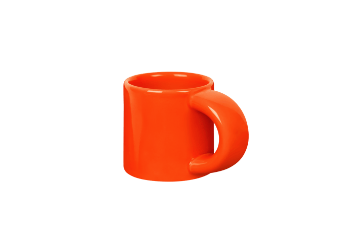 Bronto espressokopp 10 cl 4-pakning, Orange Hem