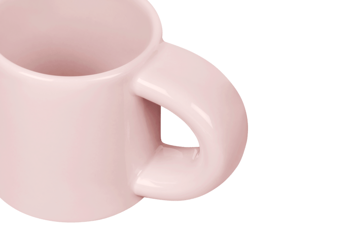 Bronto espressokopp 10 cl 4-pakning, Pink Hem