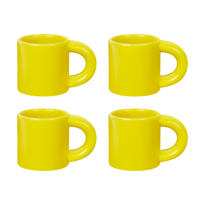 Bronto espressokopp 10 cl 4-pakning - Yellow - Hem