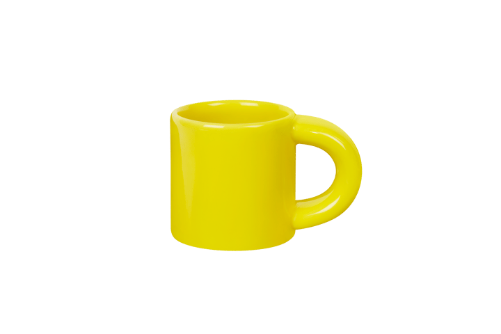 Bronto espressokopp 10 cl 4-pakning, Yellow Hem