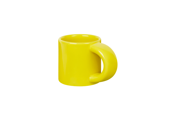Bronto espressokopp 10 cl 4-pakning, Yellow Hem