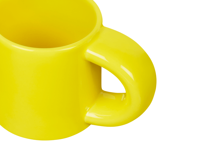 Bronto espressokopp 10 cl 4-pakning, Yellow Hem